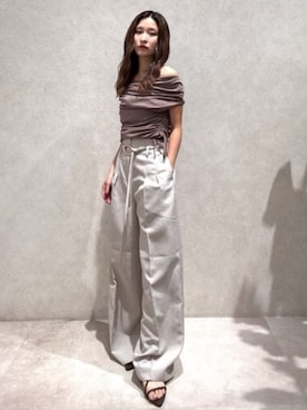 riendaofficialさん（レディース・156cm）の夏コーディネート