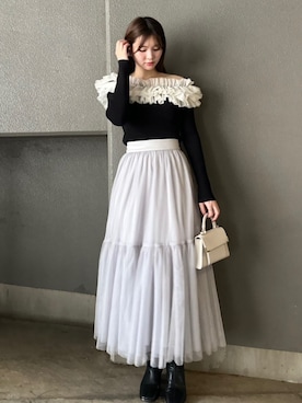 riendaofficialさん（レディース・163cm）の秋コーディネート