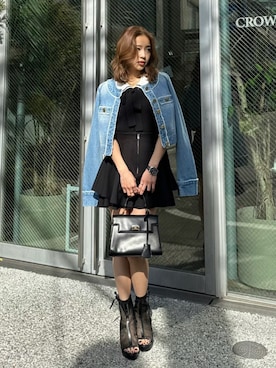 riendaofficialさん（レディース・154cm）の春コーディネート