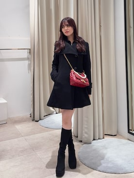 riendaofficialさん（レディース・164cm）の冬コーディネート