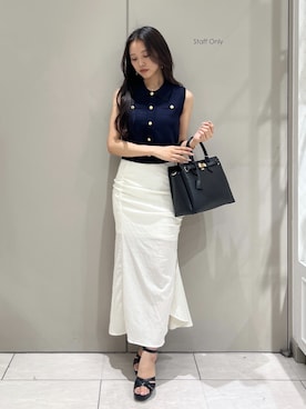 「rienda（リエンダ）のアイテム」を使った、riendaofficialさん（レディース・159cm）の春コーディネート