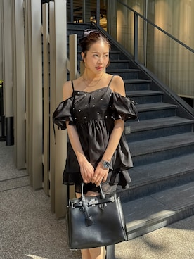riendaofficialさん（レディース・154cm）の春コーディネート