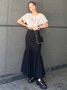 riendaofficialさん（レディース・152cm）の春コーディネート