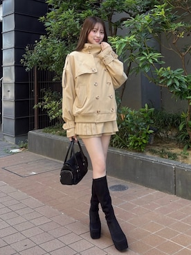 riendaofficialさん(レディース・160cm)の秋コーディネート