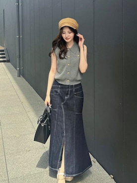 riendaofficialさん(レディース・157cm)の春コーディネート