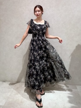 riendaofficialさん（レディース・159cm）の夏コーディネート