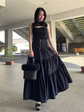 riendaofficialさん（レディース・156cm）の春コーディネート