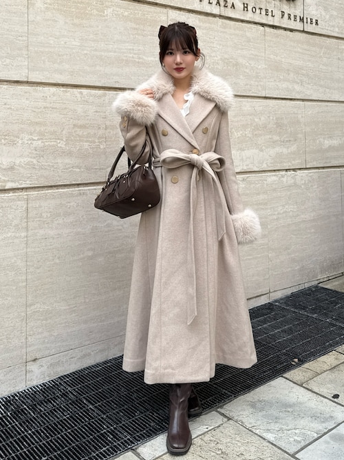 rienda officialriendaofficialさんのステンカラーコートを使った