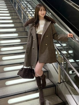 「rienda（リエンダ）のアイテム」を使った、riendaofficialさん（レディース・160cm）の秋コーディネート