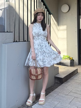 「rienda（リエンダ）のアイテム」を使った、riendaofficialさん（レディース・153cm）の春コーディネート