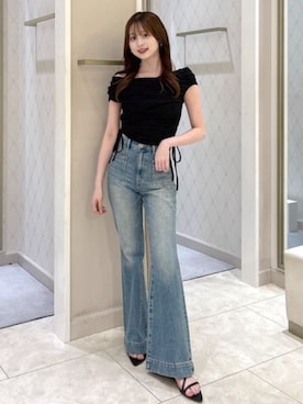 riendaofficialさん（レディース・160cm）の夏コーディネート