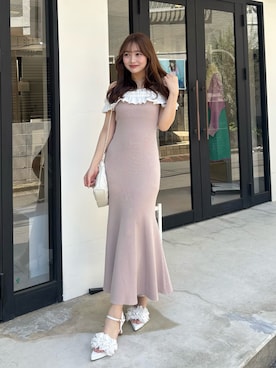 「rienda（リエンダ）のアイテム」を使った、riendaofficialさん（レディース・158cm）の春コーディネート