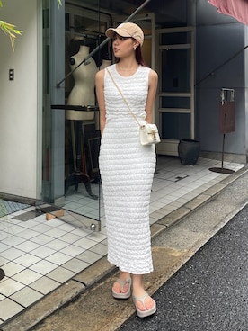 riendaofficialさん（レディース・167cm）の夏コーディネート