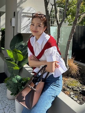 「rienda（リエンダ）のアイテム」を使った、riendaofficialさん（レディース・154cm）の春コーディネート