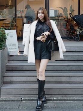 「きれいめ」｜riendaofficialさん（レディース・168cm）の冬コーディネート