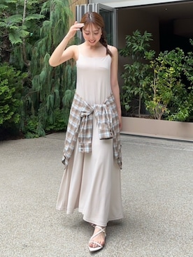 riendaofficialさん(レディース・159cm)の夏コーディネート