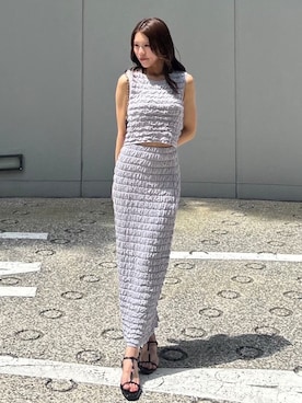 riendaofficialさん（レディース・164cm）の夏コーディネート