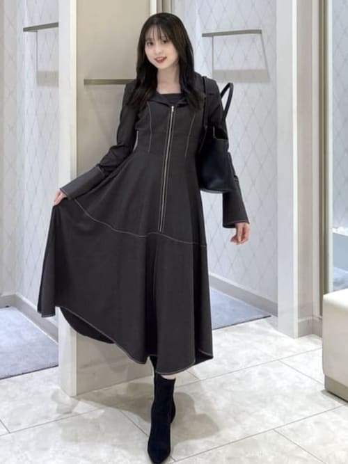 リエンダワンピ。値下げ セーラーディティールフレアワンピース | リエンダ(rienda) | マルイ