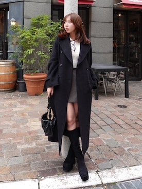 riendaofficialさん（レディース・159cm）の秋コーディネート