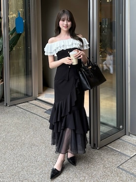 「rienda（リエンダ）のアイテム」を使った、riendaofficialさん（レディース・160cm）の夏コーディネート