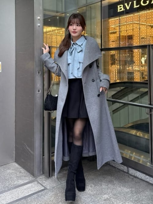 rienda（リエンダ） ステンカラーコート コート 25オーバーネック