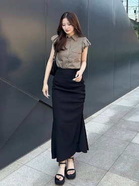 riendaofficialさん(レディース・157cm)の春コーディネート