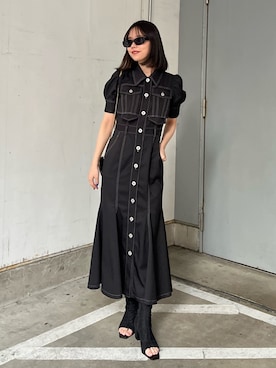 riendaofficialさん（レディース・163cm）の春コーディネート