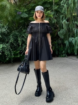 「ミニワンピ」｜riendaofficialさん（レディース・154cm）の夏コーディネート