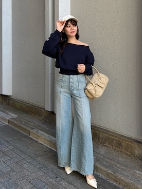 riendaofficialさん（レディース・164cm）の冬コーディネート