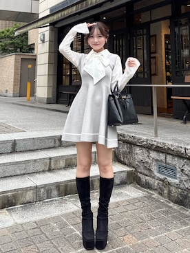 riendaofficialさん（レディース・158cm）の秋コーディネート