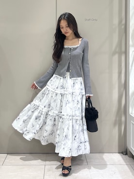 「rienda（リエンダ）のアイテム」を使った、riendaofficialさん（レディース・159cm）の春コーディネート