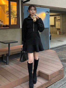 riendaofficialさん（レディース・160cm）の秋コーディネート