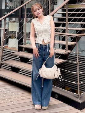 riendaofficialさん(レディース・158cm)の夏コーディネート