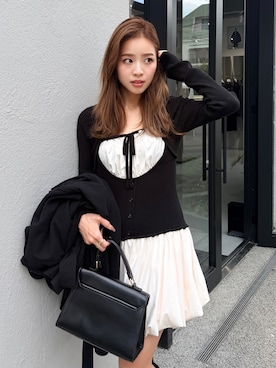 「rienda（リエンダ）のアイテム」を使った、riendaofficialさん（レディース・154cm）の秋コーディネート