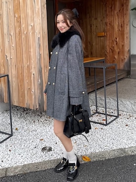 riendaofficialさん（レディース・153cm）の秋コーディネート