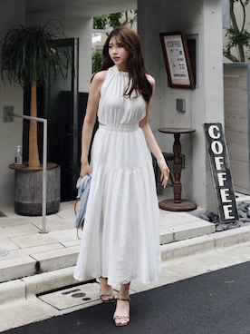 「rienda（リエンダ）のアイテム」を使った、riendaofficialさん（レディース・168cm）の春コーディネート