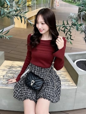 「rienda（リエンダ）のアイテム」を使った、riendaofficialさん（レディース・162cm）の秋コーディネート