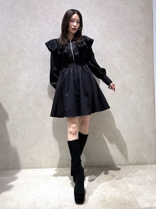 美脚ストレッチブーツ 秋服 冬服（ブーツ）｜rienda（リエンダ）の