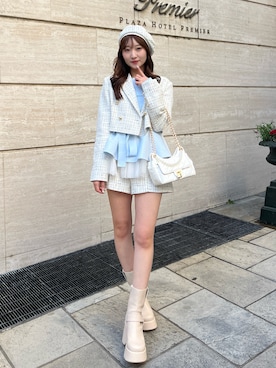 riendaofficialさん(レディース・161cm)の冬コーディネート