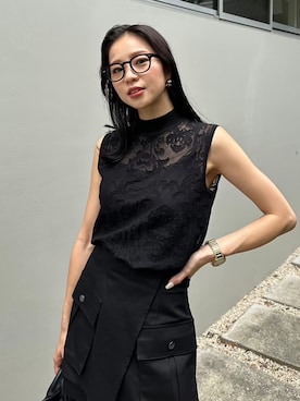 riendaofficialさん（レディース・154cm）の夏コーディネート