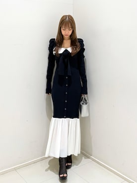 「rienda（リエンダ）のアイテム」を使った、riendaofficialさん（レディース・152cm）の春コーディネート