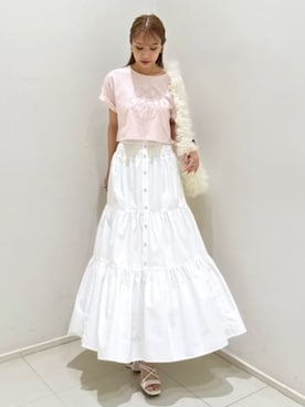 riendaofficialさん（レディース・152cm）の夏コーディネート