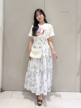 「rienda（リエンダ）のアイテム」を使った、riendaofficialさん（レディース・158cm）の春コーディネート