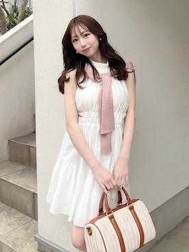 「rienda（リエンダ）のアイテム」を使った、riendaofficialさん（レディース・152cm）の春コーディネート