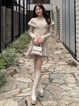 「rienda（リエンダ）のアイテム」を使った、riendaofficialさん（レディース・160cm）の秋コーディネート