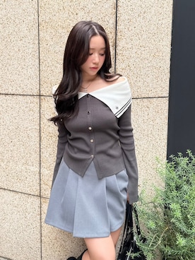 「rienda（リエンダ）のアイテム」を使った、riendaofficialさん（レディース・153cm）の冬コーディネート