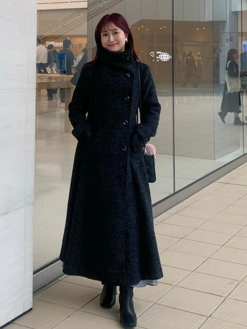 rienda（リエンダ） コート チェスターコート オーバーネック