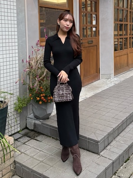 「きれいめコーディネート」｜riendaofficialさん（レディース・161cm）の秋コーディネート