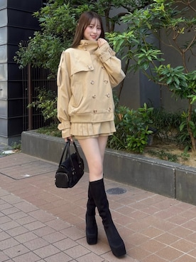 riendaofficialさん(レディース・160cm)の秋コーディネート