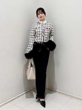 「rienda（リエンダ）のアイテム」を使った、riendaofficialさん（レディース・157cm）の秋コーディネート
